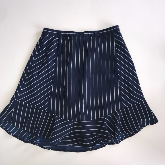 J Crew Pin Stripe Skirt - Picture 3 of 8